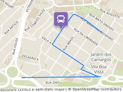 Mapa da parada