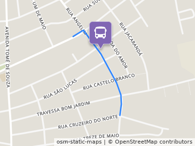 Mapa da parada