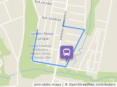Mapa da parada