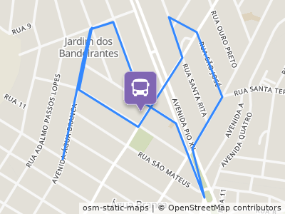 Mapa da parada