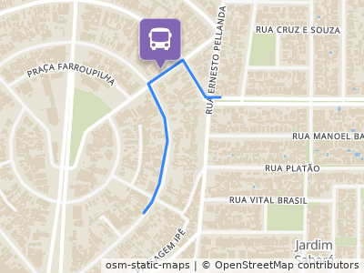 Mapa da parada