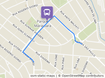 Mapa da parada