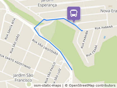 Mapa da parada