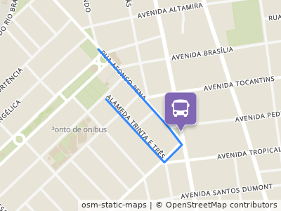 Mapa da parada
