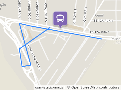 Mapa da parada