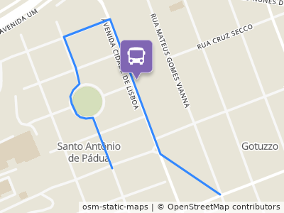 Mapa da parada