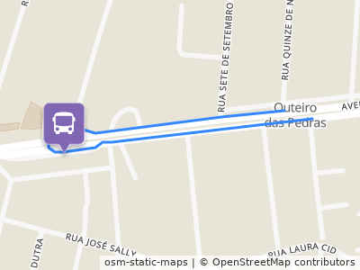 Mapa da parada