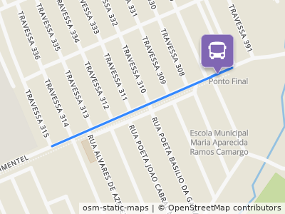 Mapa da parada