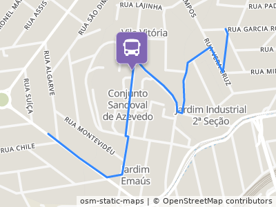 Mapa da parada
