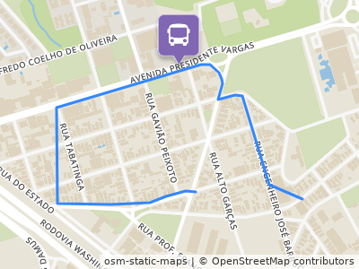 Mapa da parada