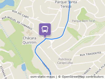 Mapa da parada