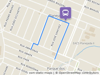 Mapa da parada