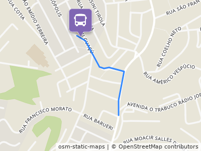 Mapa da parada
