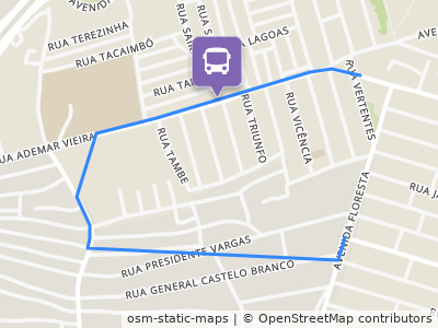 Mapa da parada