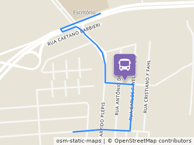 Mapa da parada