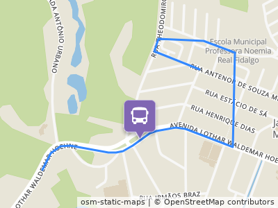 Mapa da parada