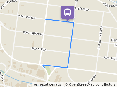 Mapa da parada