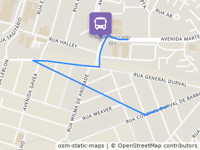 Mapa da parada