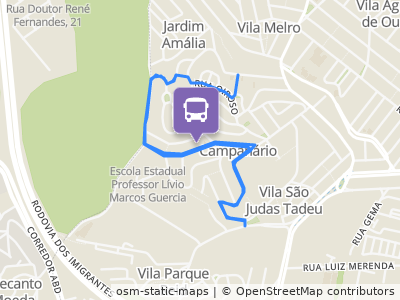 Mapa da parada