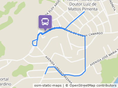 Mapa da parada