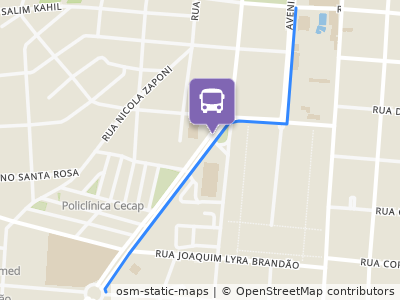 Mapa da parada