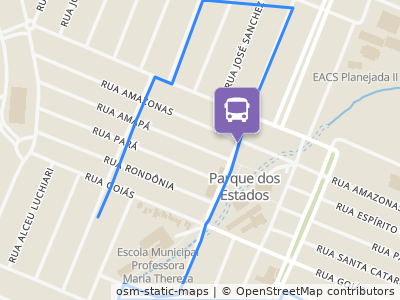 Mapa da parada