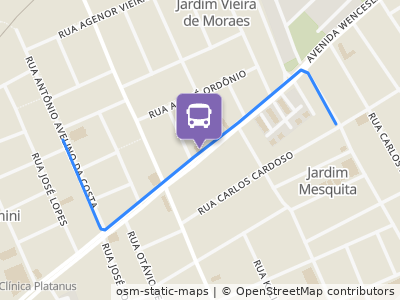 Mapa da parada