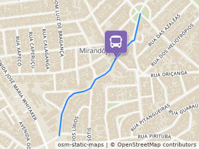 Mapa da parada