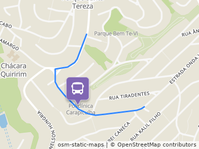 Mapa da parada