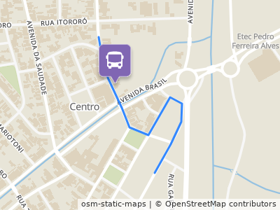 Mapa da parada