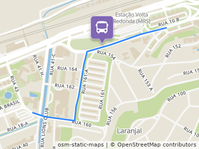 Mapa da parada