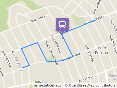 Mapa da parada