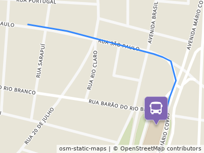 Mapa da parada