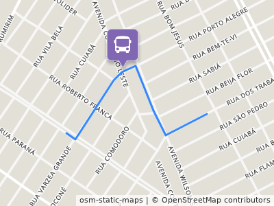 Mapa da parada