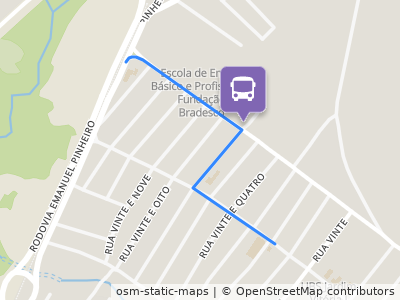Mapa da parada