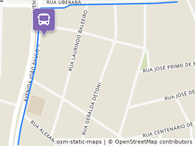 Mapa da parada