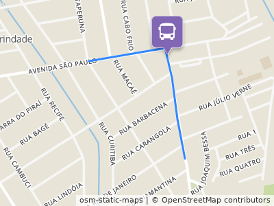 Mapa da parada