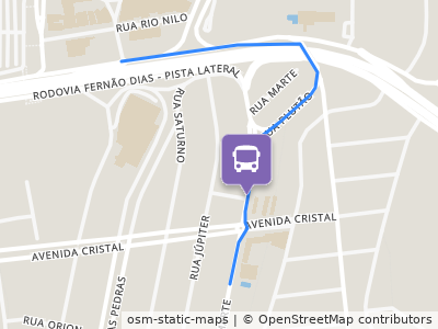 Mapa da parada