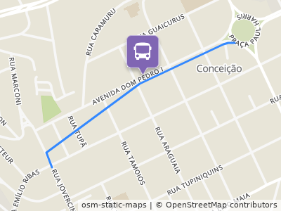Mapa da parada