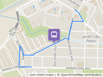 Mapa da parada