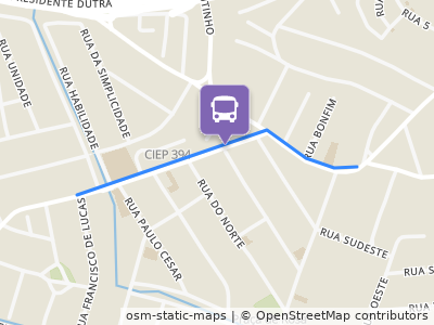Mapa da parada