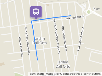 Mapa da parada
