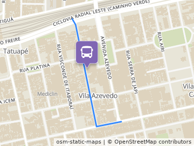 Mapa da parada