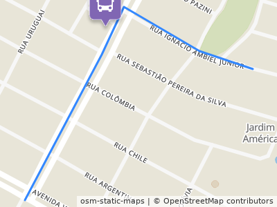 Mapa da parada