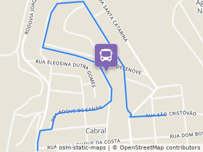 Mapa da parada