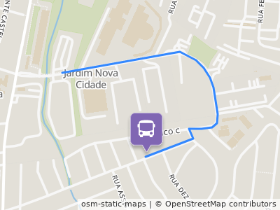 Mapa da parada