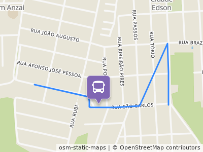 Mapa da parada