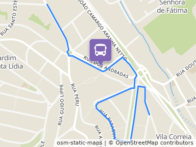 Mapa da parada