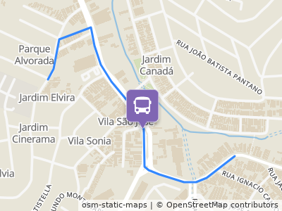 Mapa da parada