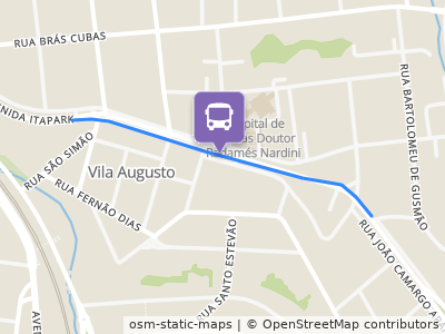 Mapa da parada